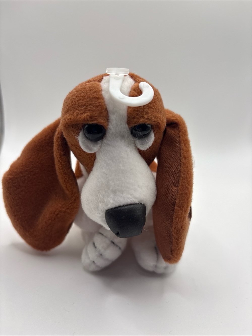 Applause Hush Puppies Basset Hound Dog Plush 6in Shoe Mascot Ad Promo Hang Tags